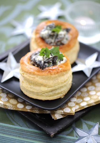 Bouchées à la reine aux escargots