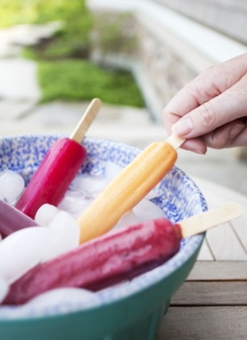 Bâtonnets glacés aux fruits