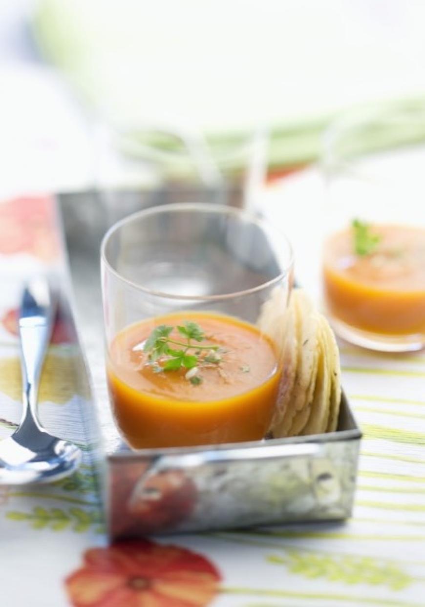 Gaspacho carotte pomme anis