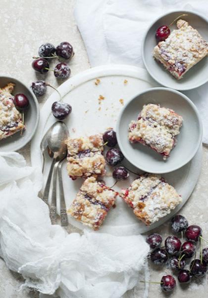 Gâteau façon Streusel à la cerise