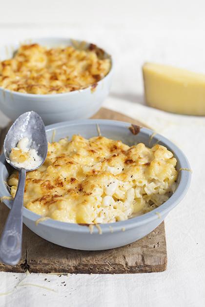 Gratin de coquillettes aux fromages