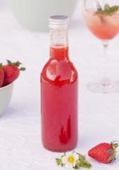 Sirop fraise rhubarbe maison