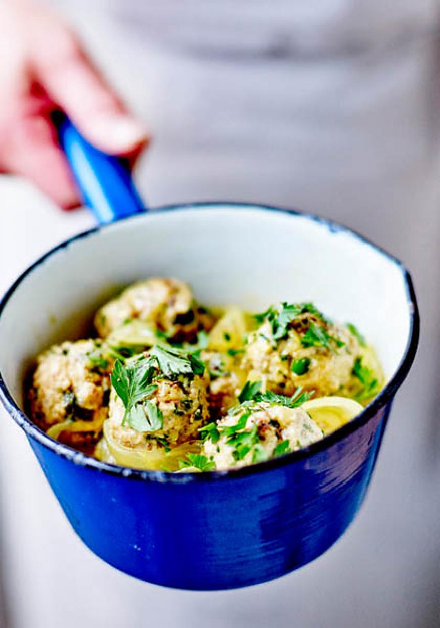 Boulettes de poisson aux herbes et au fenouil