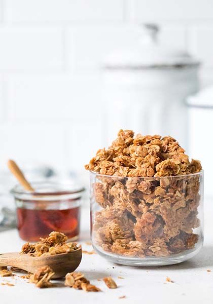 Granola croquant au miel