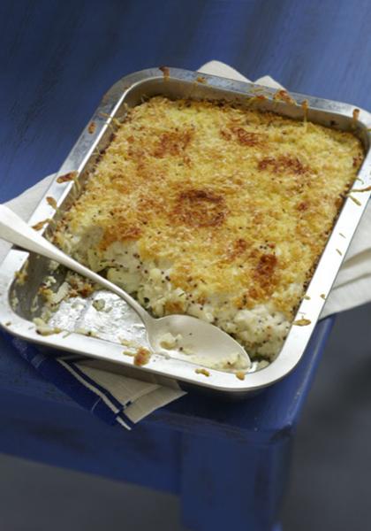 Parmentier de cabillaud et chou-fleur