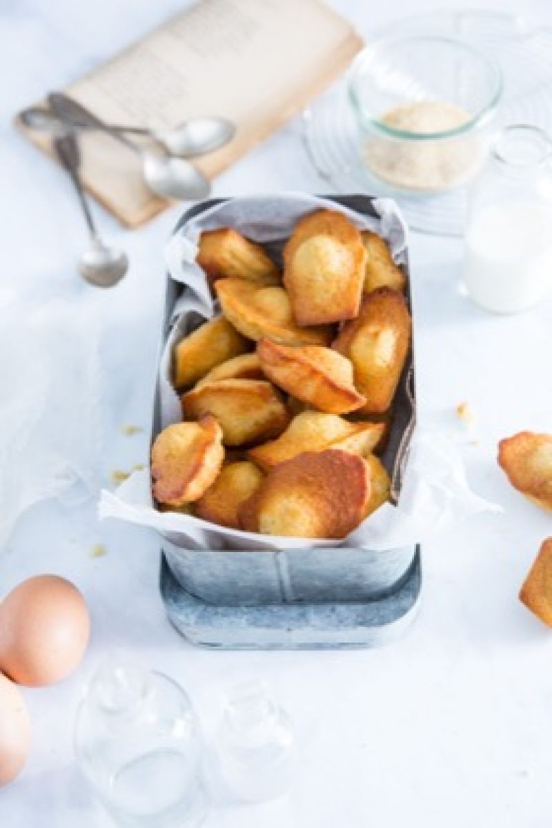 Minis madeleines au miel