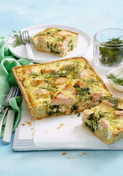 Quiche saumon ricotta