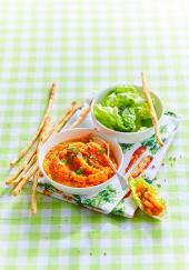 Houmous de carottes aux épices