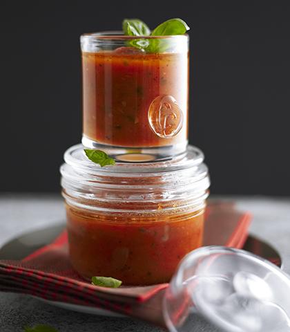 Sauce tomate rapide au basilic