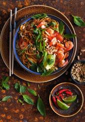 Pad thai de crevettes