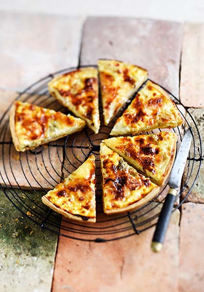 Quiche aux trois fromages