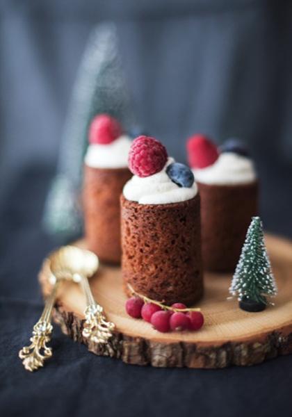 Cookies cups aux fruits rouges