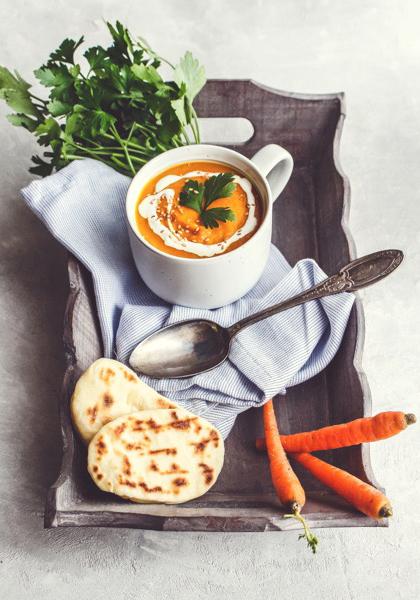 Velouté de carottes au curry