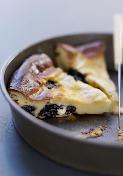 Clafoutis à l&#039;armagnac et aux pruneaux d&#039;Agen