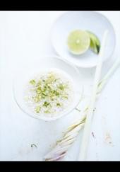 Perles du Japon au lait de coco, citronnelle et zeste de citron vert