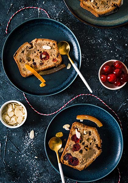 Cake de Noël aux fruits secs