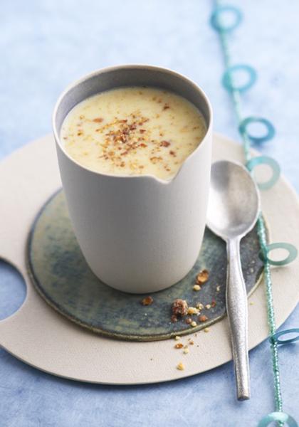 Crème anglaise au praliné