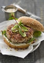 Burgers de veau et quinoa