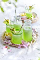 Cocktail vert melon ananas