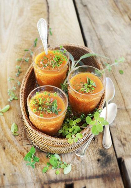 Gaspacho tomates et poivrons