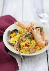 Risotto façon paella aux fruits de mer