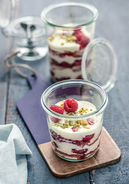 Tiramisu aux framboises