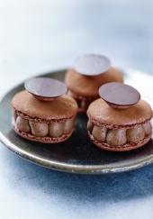 Macarons au chocolat