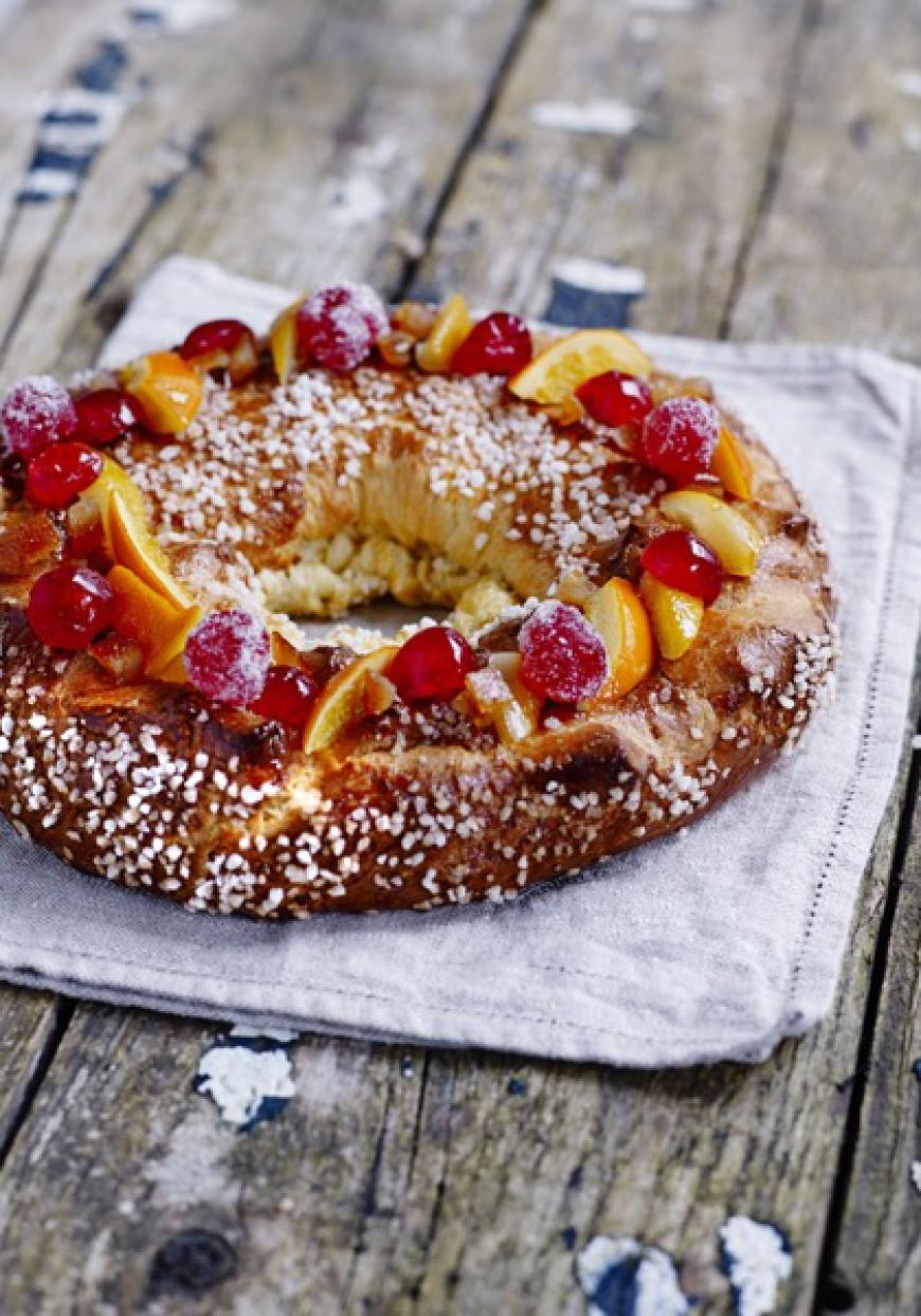 Couronne des rois aux fruits confits