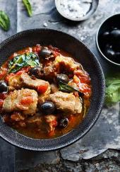 Sauté de veau aux olives