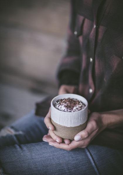 Chocolat chaud à la crème fouettée