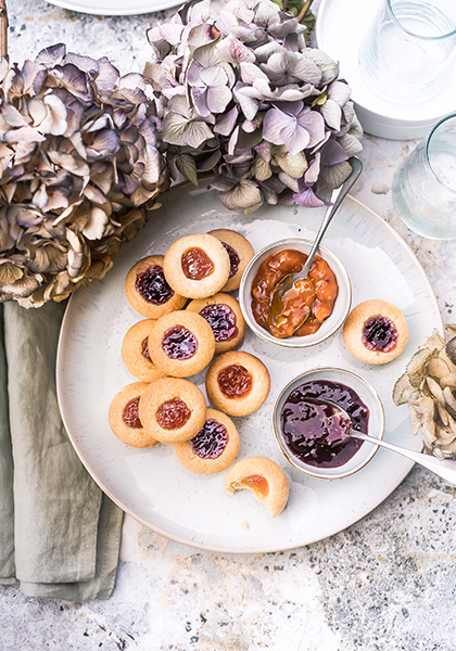 Petits sablés à la confiture