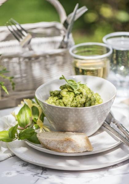 Salade de pâtes au pesto