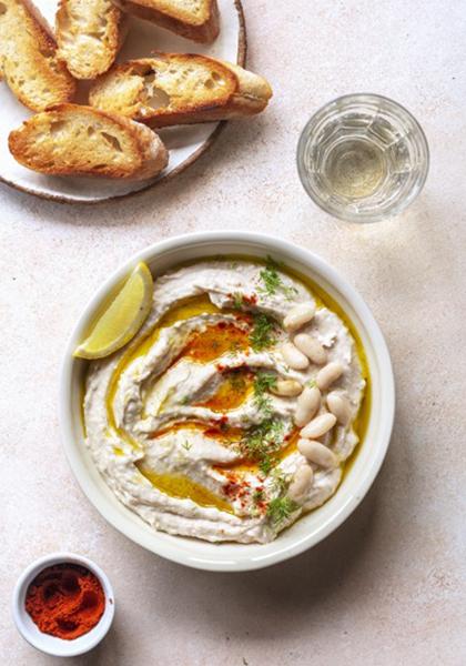 Houmous de haricots blancs