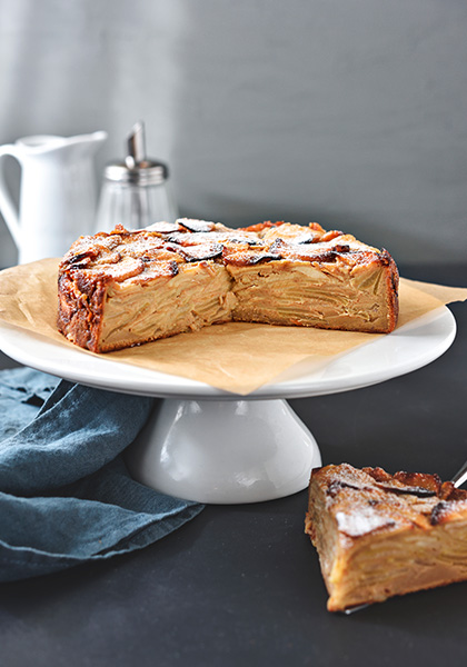 Gâteau invisible aux pommes