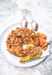 Toscakaka, gâteau suédois aux amandes et aux abricots