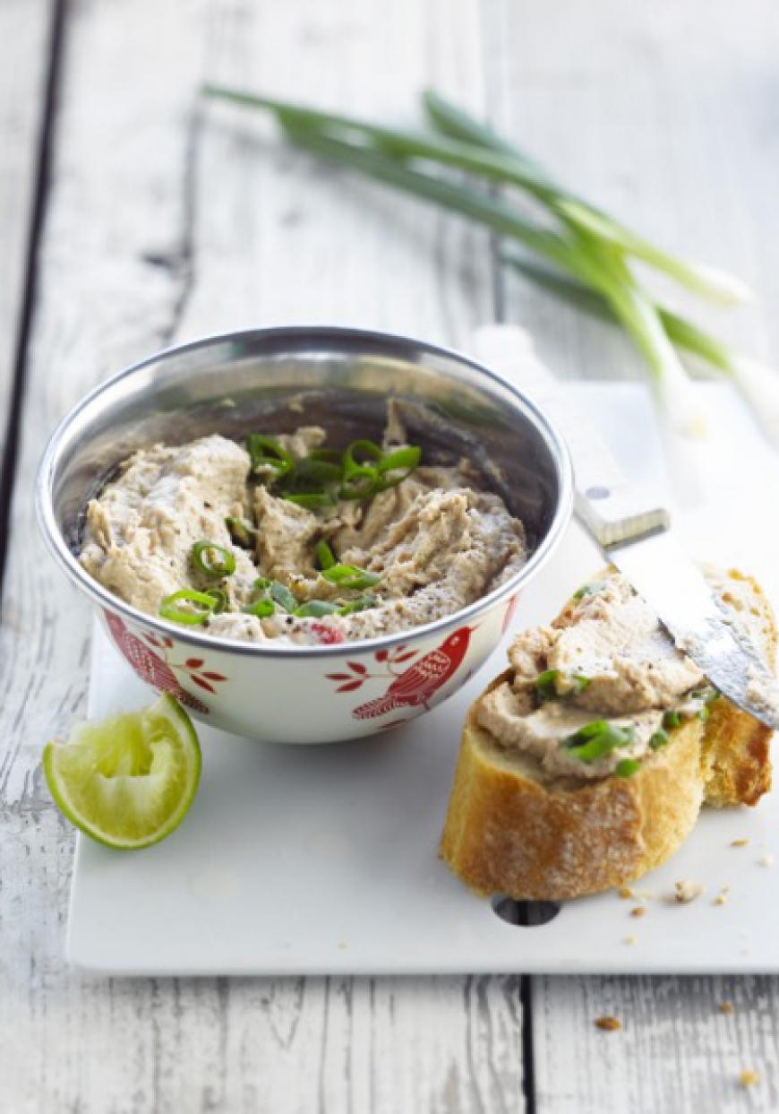 Rillettes de thon au fromage frais et citron vert