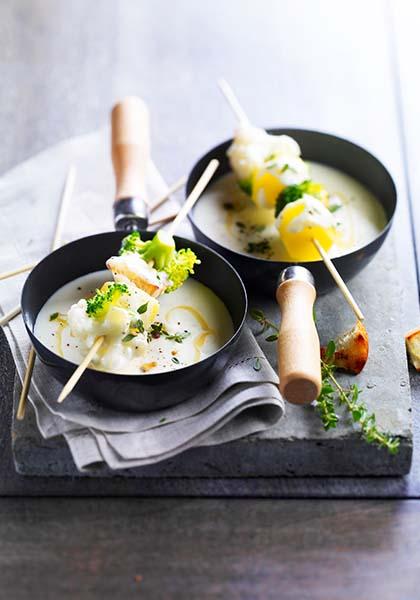 Fondue au chèvre