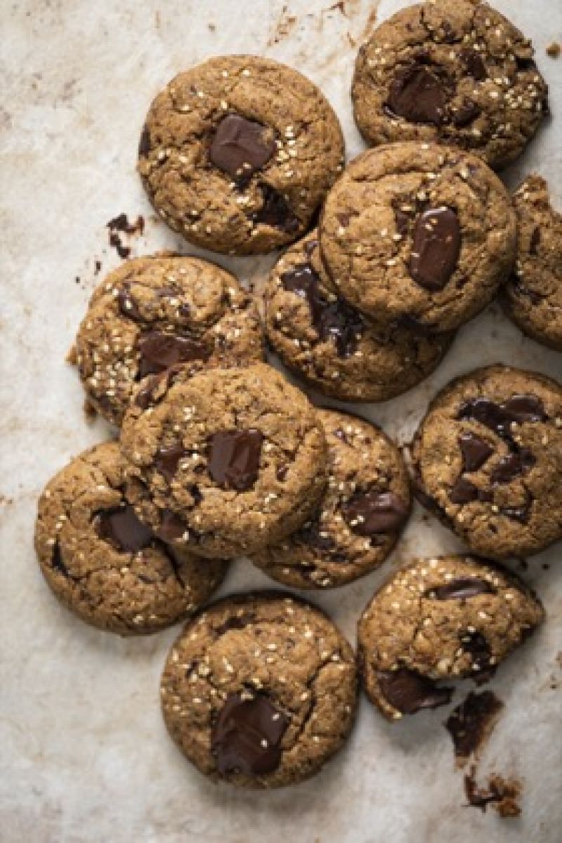 Cookies au chocolat et sésame