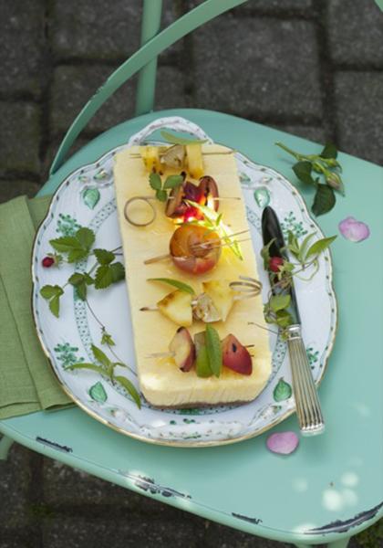 Gâteau glacé aux fruits