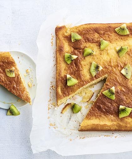 Gâteau moelleux aux kiwis