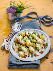 Fleurs de courgettes farcies