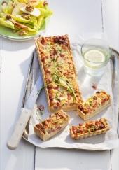 Quiche au jambon et gorgonzola