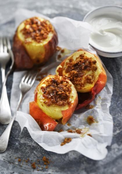 Pommes fondantes au spéculoos