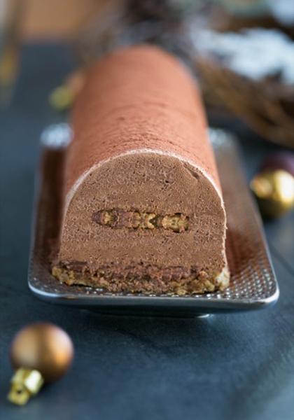 Bûche royale au chocolat