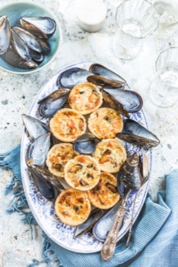 Mini quiches aux fruits de mer