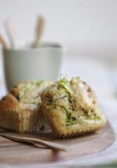 Muffins courgettes et citron vert