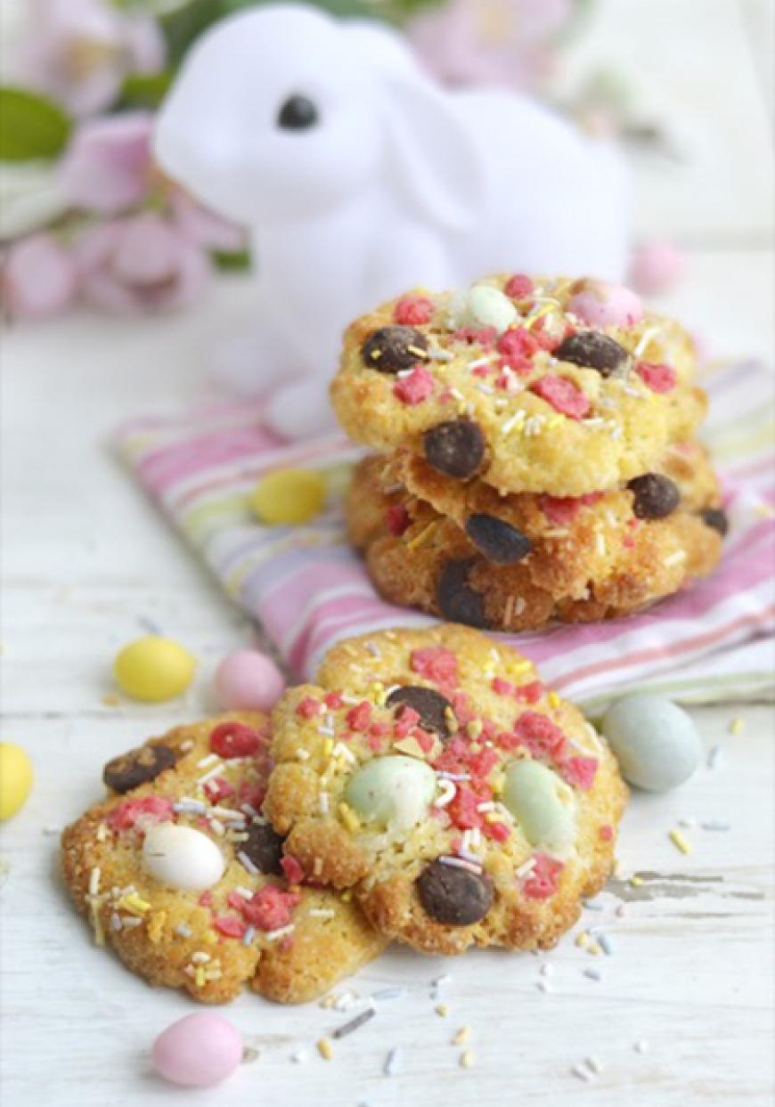 Cookies aux petits œufs de Pâques