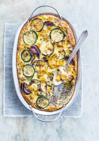 Clafoutis de quinoa aux légumes d&#039;été