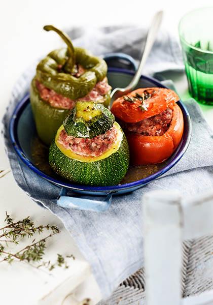 Trio de légumes farcis