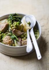 Tajine de veau aux petits pois